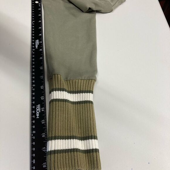 EASEL, olive green Women’s dress, Size Small long sleeves sweater cuffs pockets - Picture 7 of 9